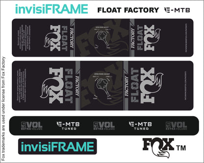 Fox Float Factory E MTB TUNED 2024 Decals
