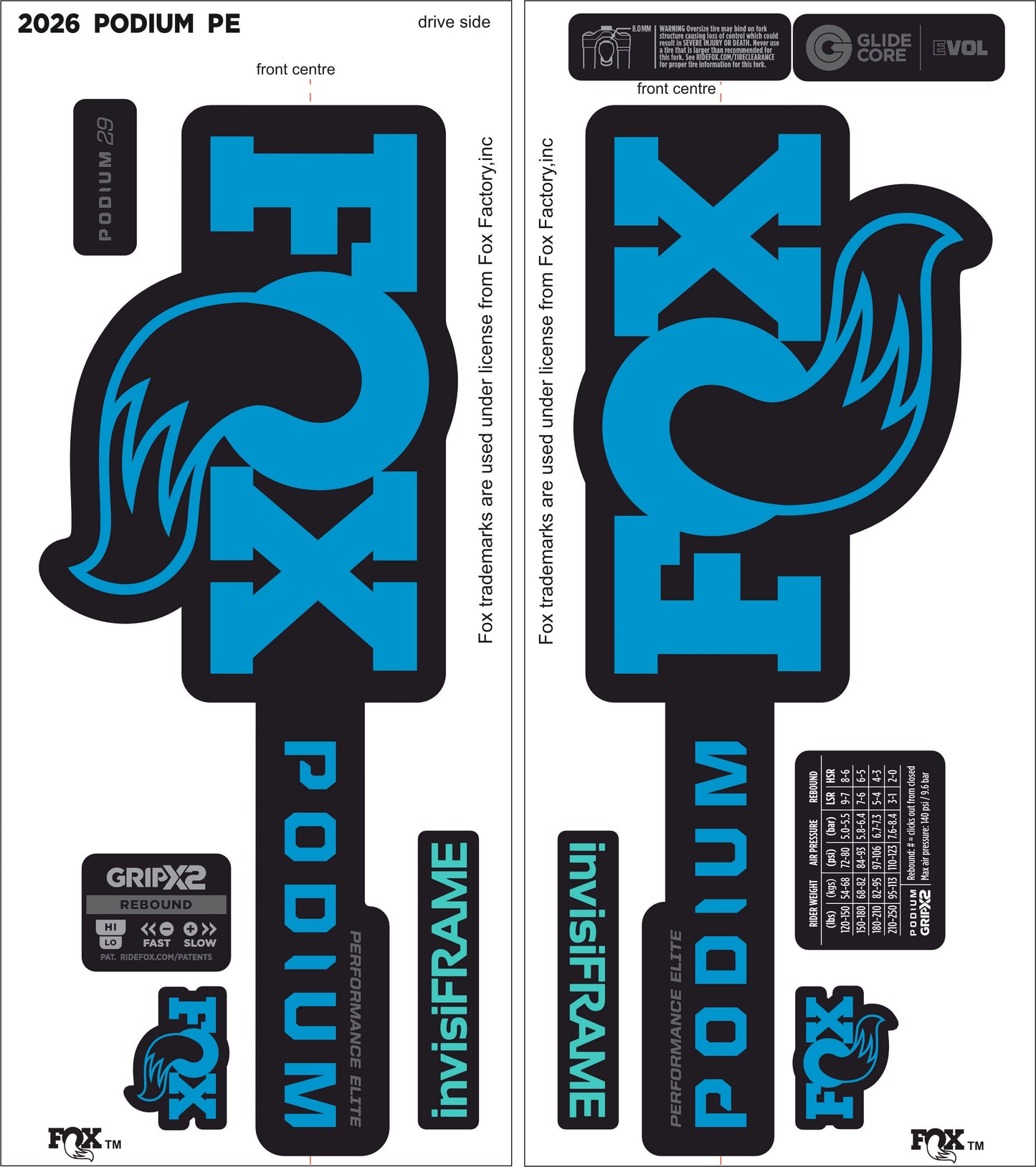 FOX PODIUM PERFORMANCE ELITE 2026