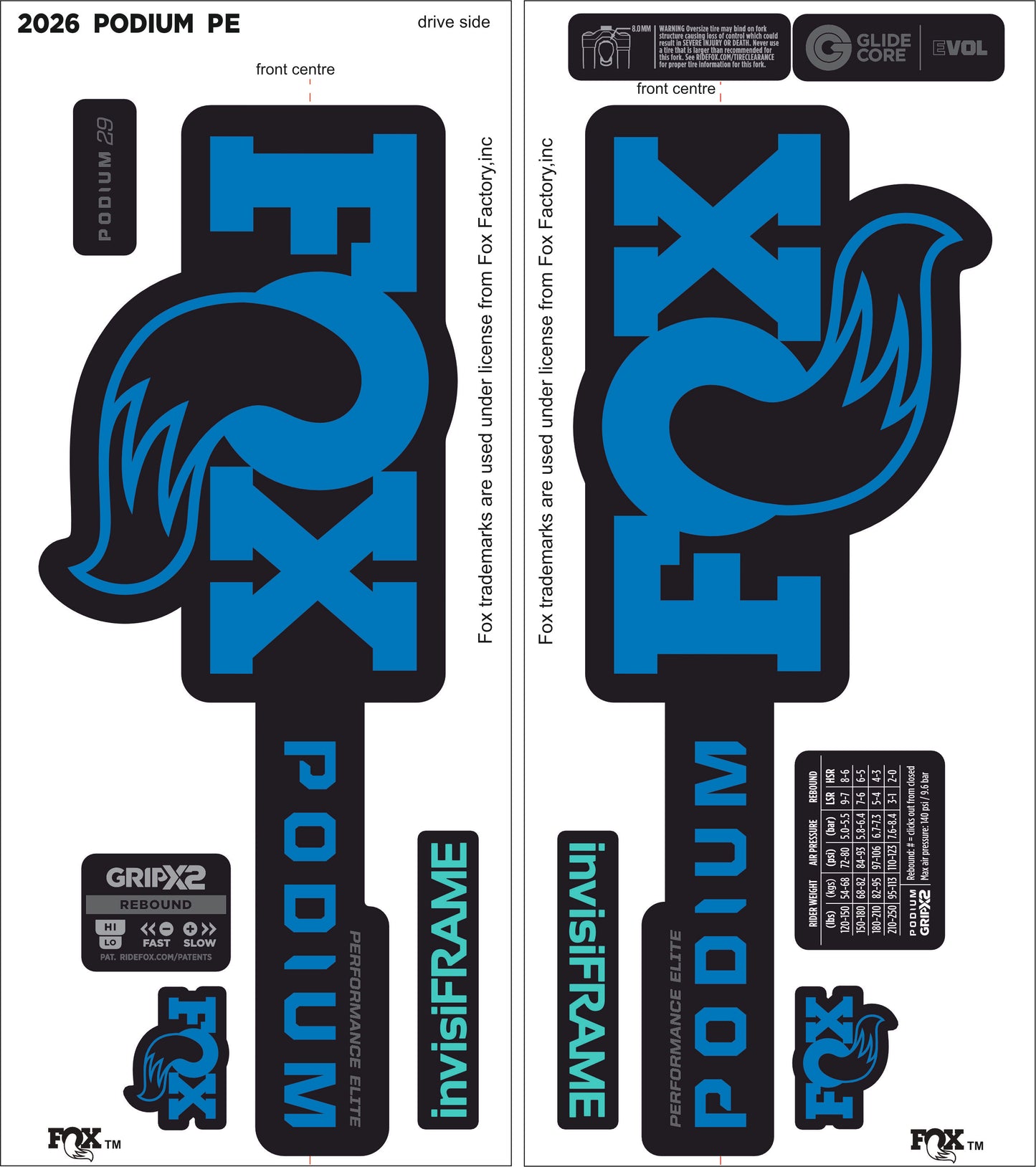 FOX PODIUM PERFORMANCE ELITE 2026