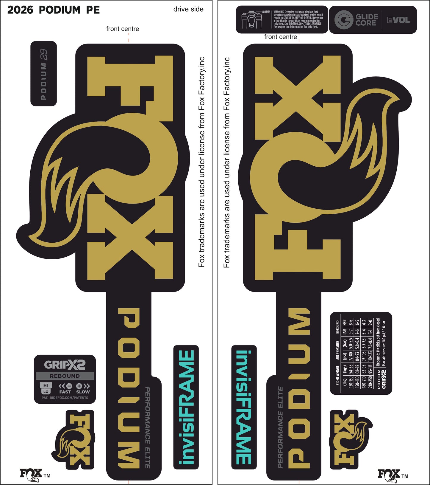 FOX PODIUM PERFORMANCE ELITE 2026