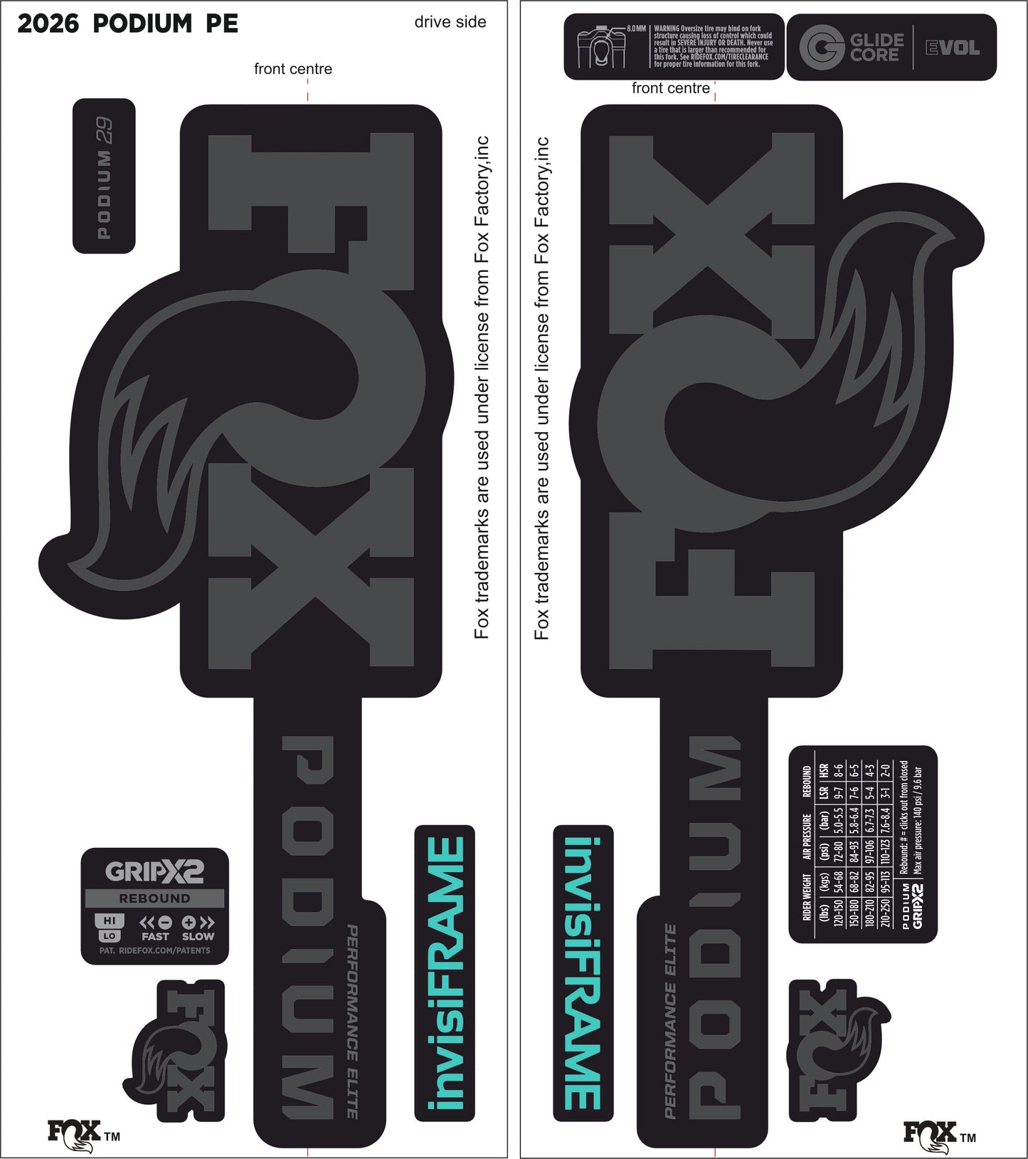 FOX PODIUM PERFORMANCE ELITE 2026