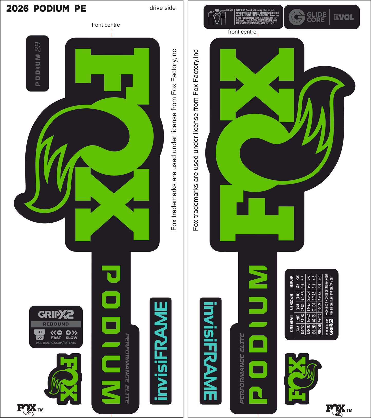 FOX PODIUM PERFORMANCE ELITE 2026