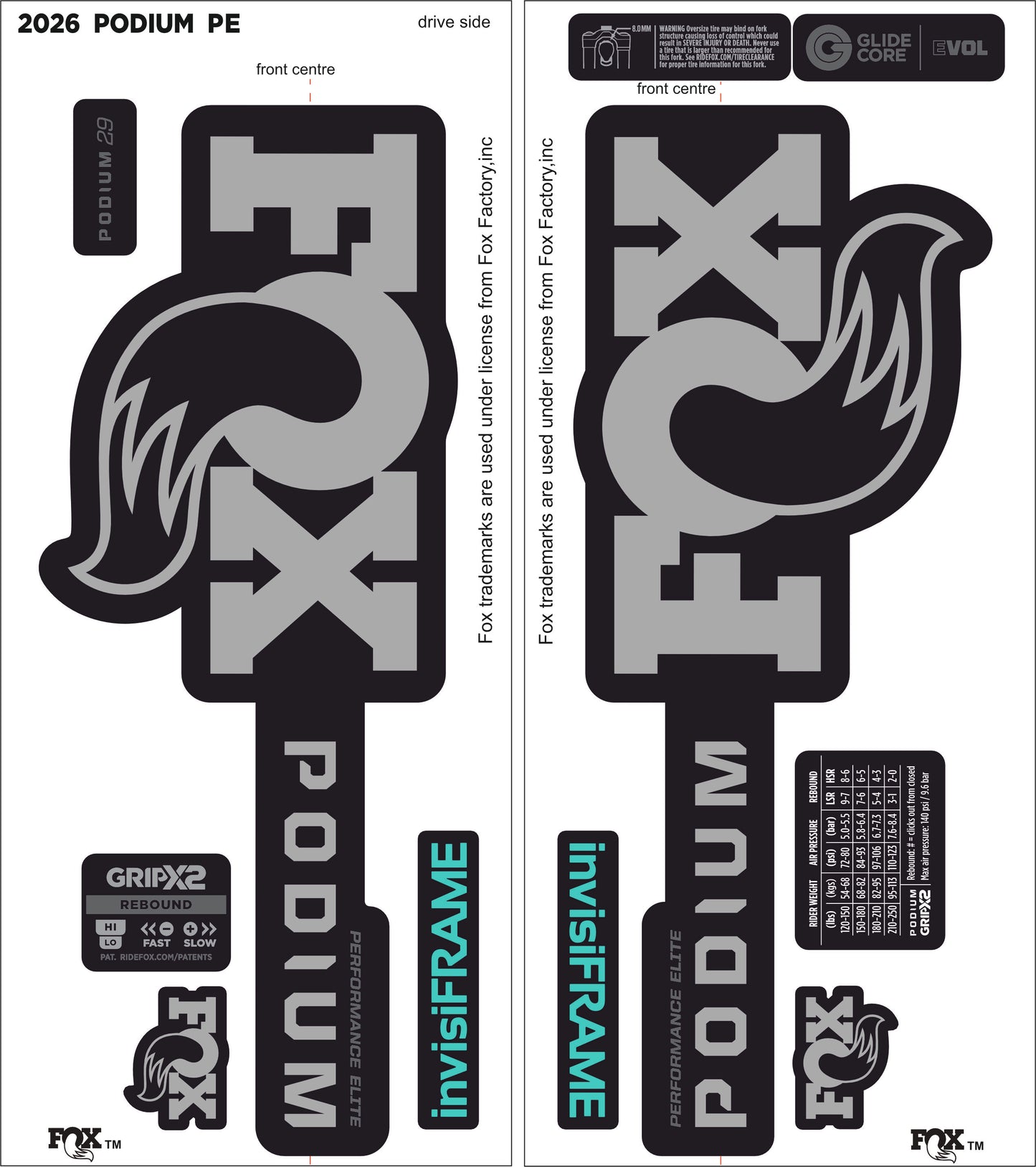 FOX PODIUM PERFORMANCE ELITE 2026