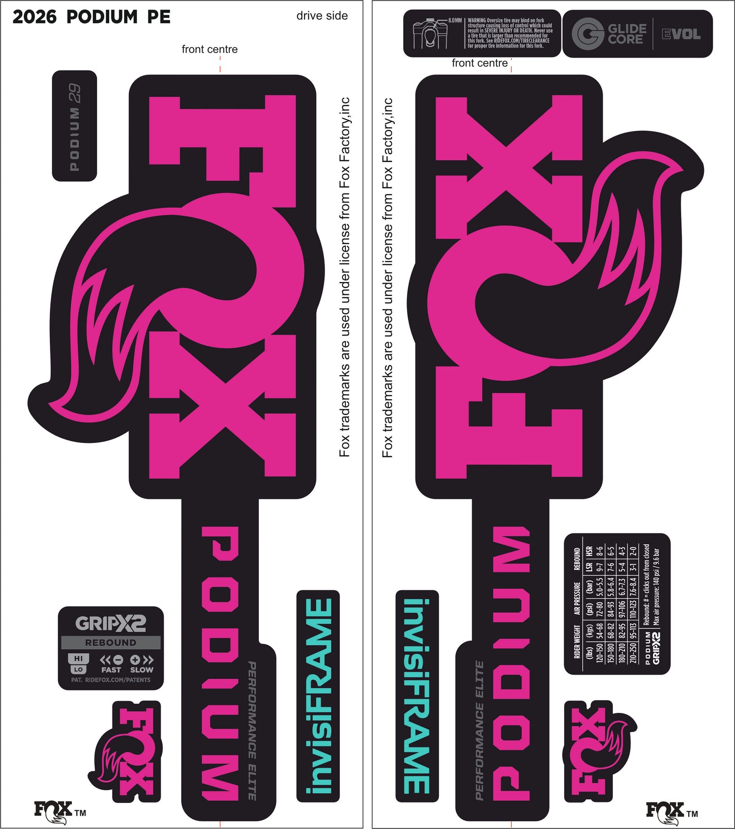 FOX PODIUM PERFORMANCE ELITE 2026