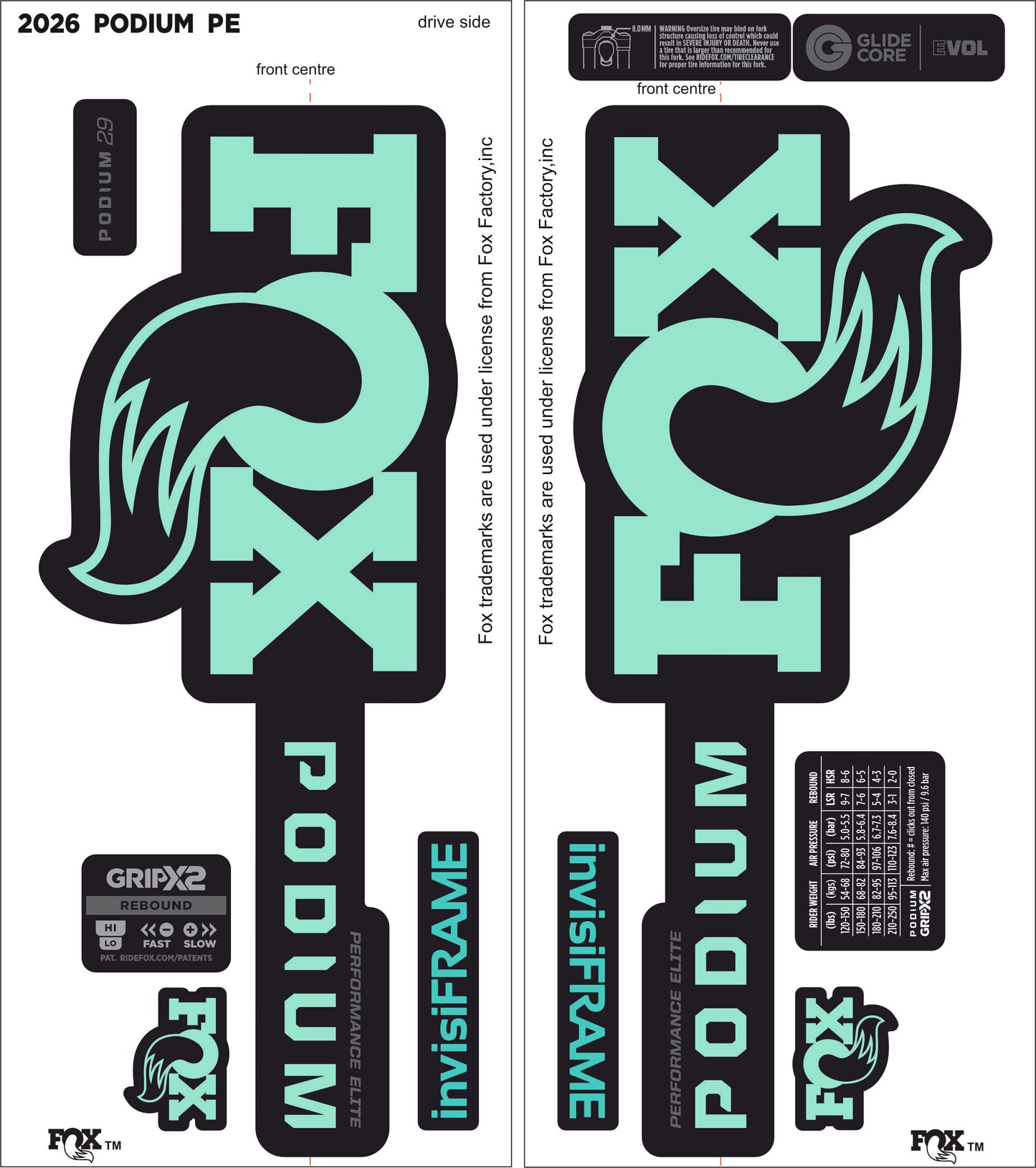 FOX PODIUM PERFORMANCE ELITE 2026