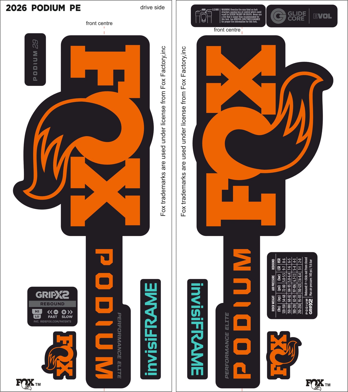 FOX PODIUM PERFORMANCE ELITE 2026