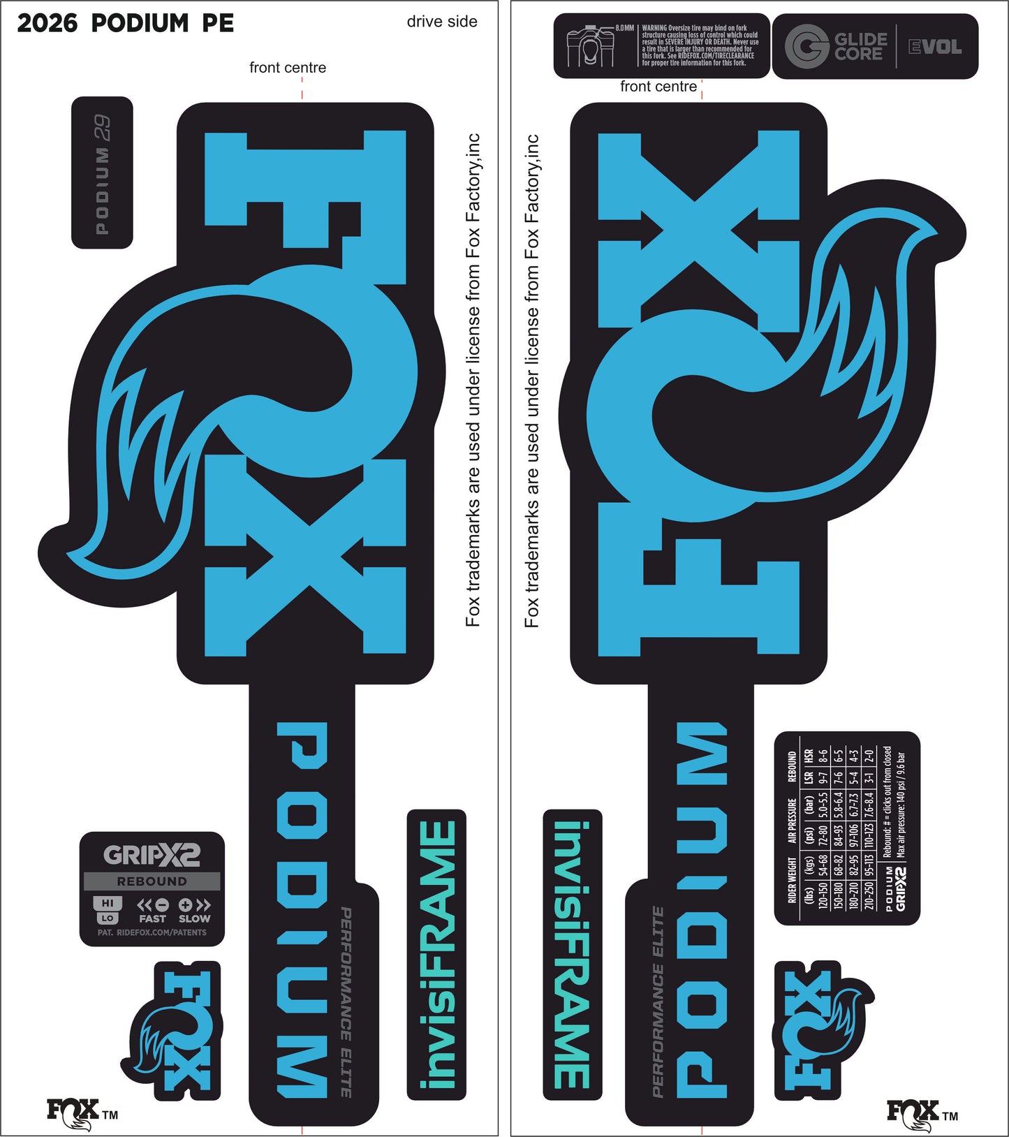 FOX PODIUM PERFORMANCE ELITE 2026