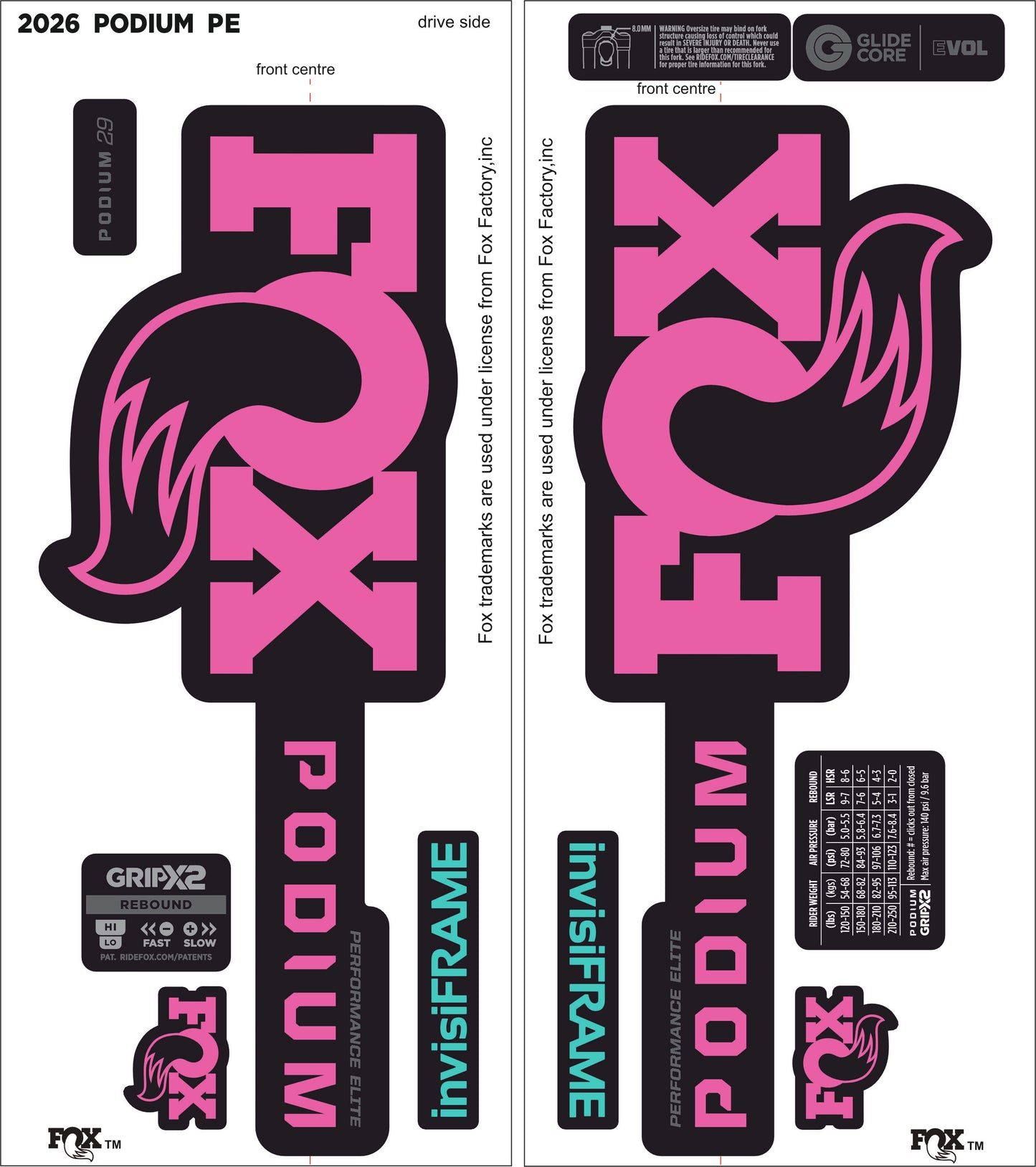 FOX PODIUM PERFORMANCE ELITE 2026