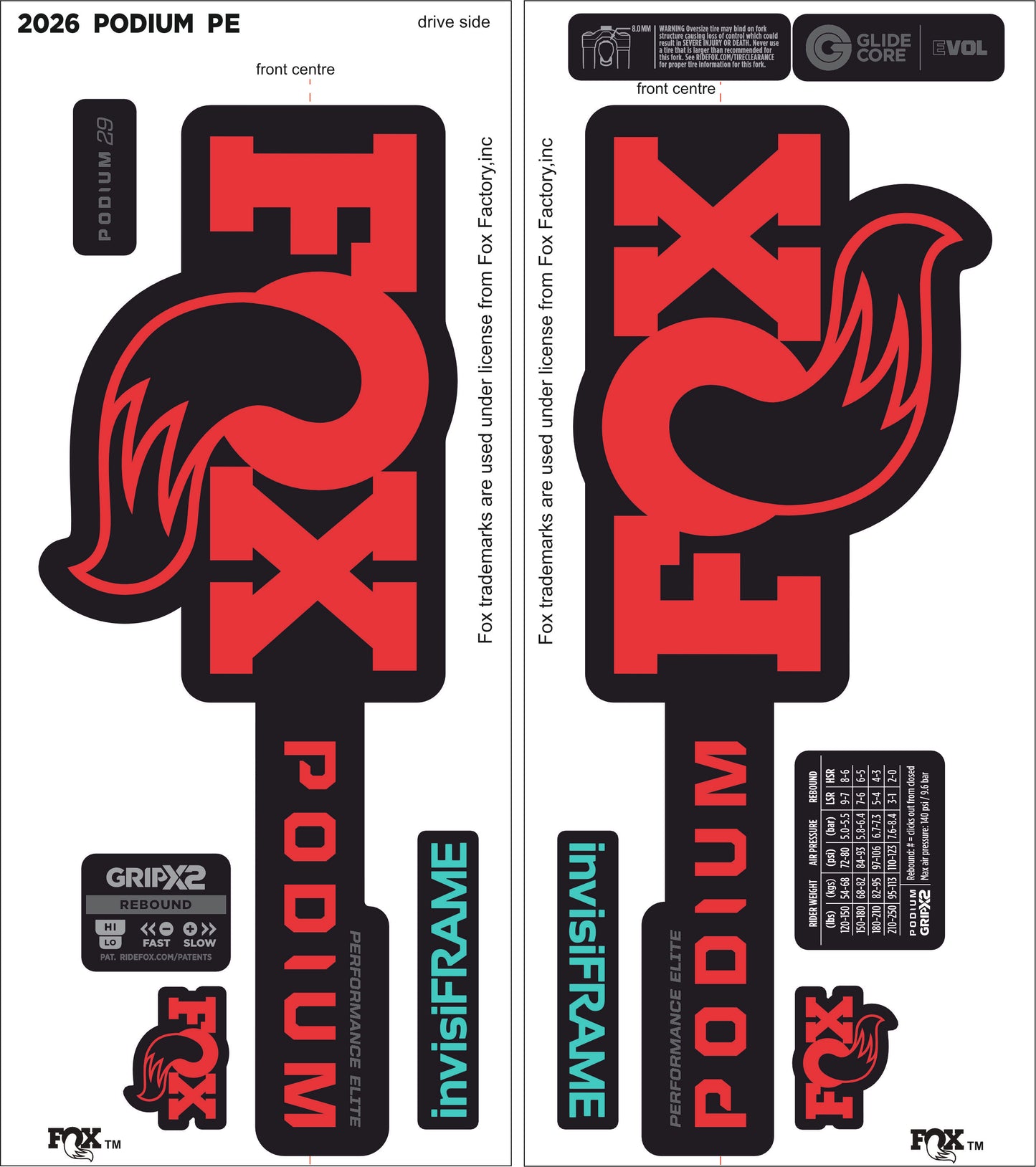 FOX PODIUM PERFORMANCE ELITE 2026