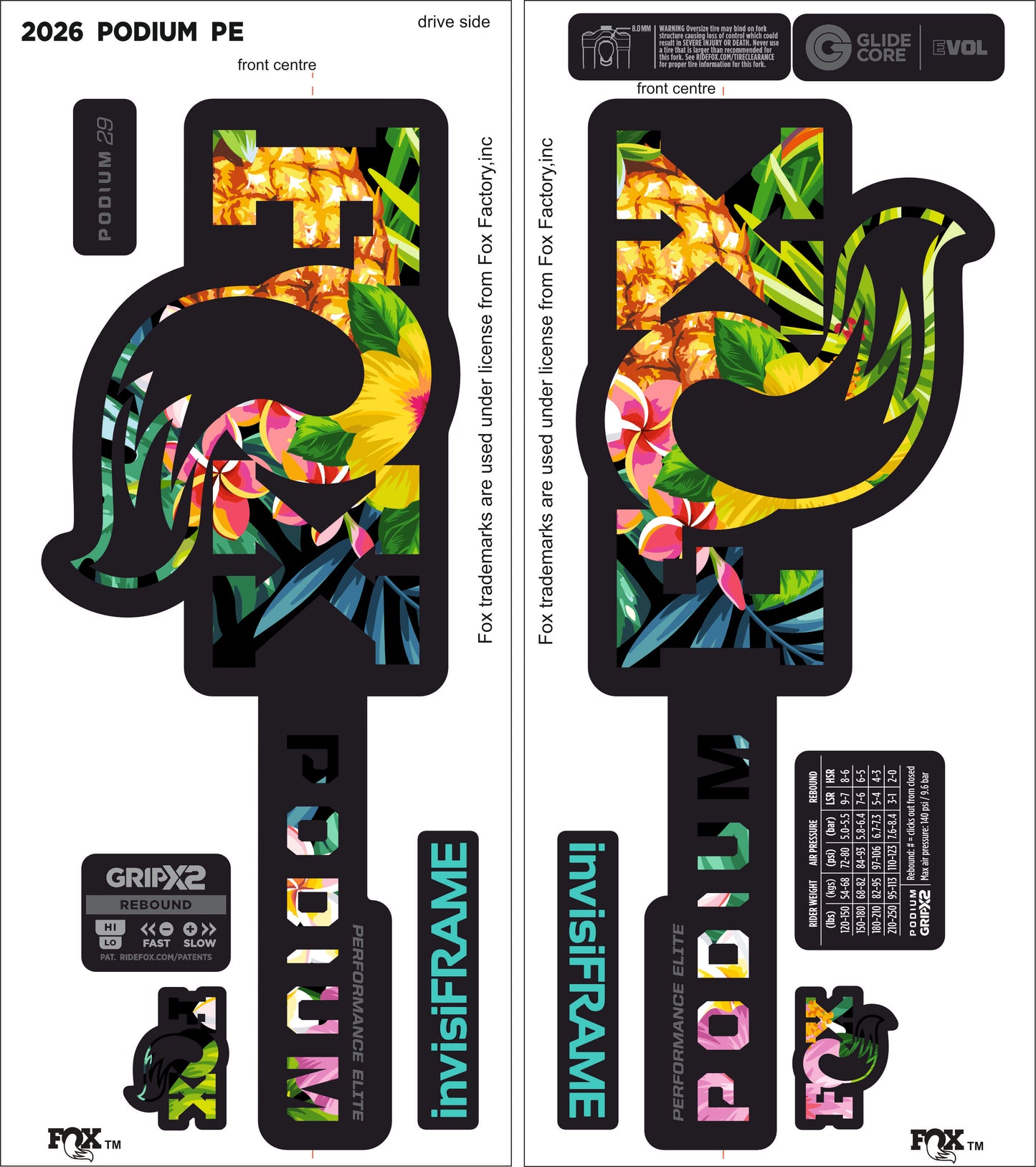 FOX PODIUM PERFORMANCE ELITE 2026