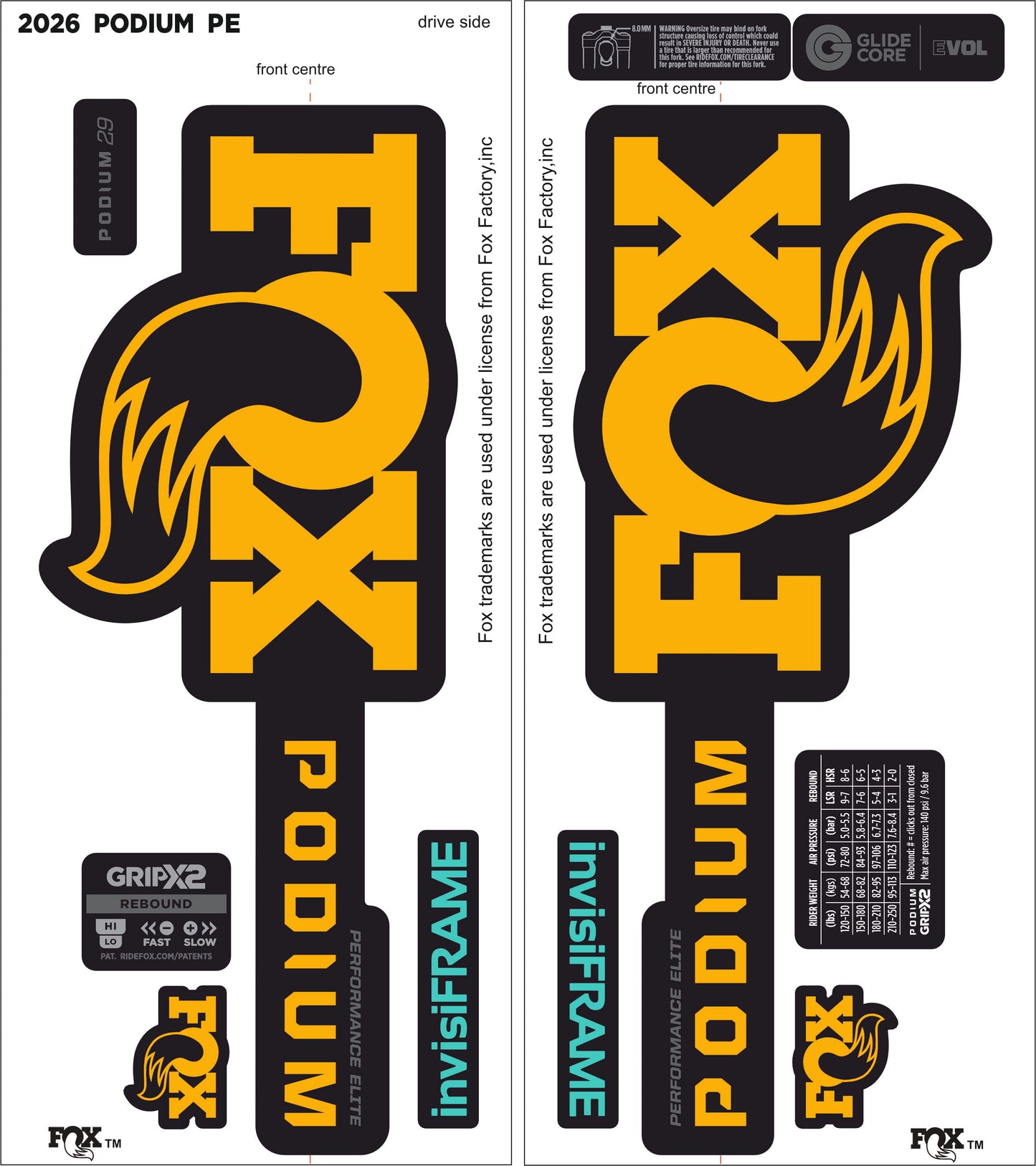 FOX PODIUM PERFORMANCE ELITE 2026