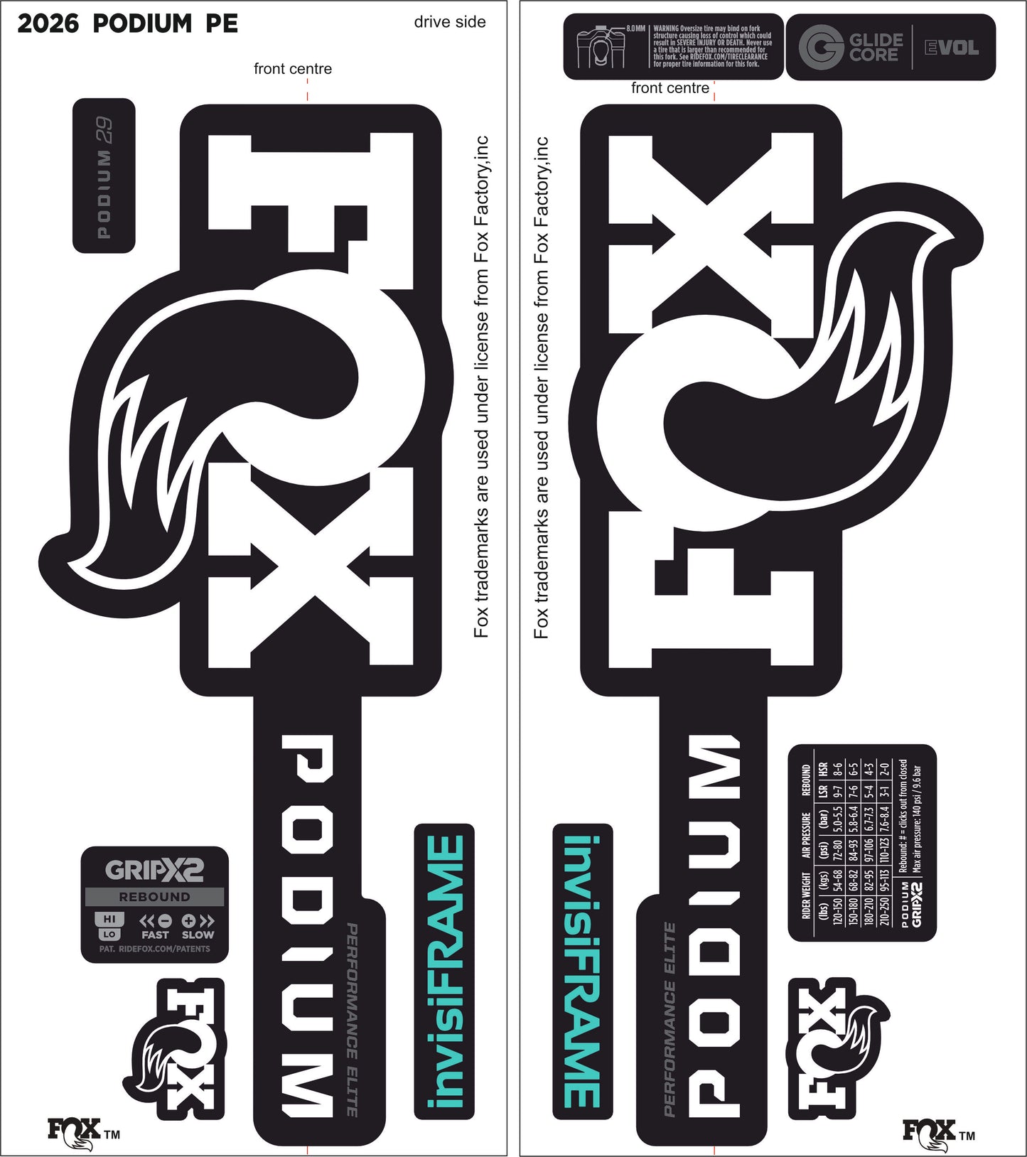 FOX PODIUM PERFORMANCE ELITE 2026