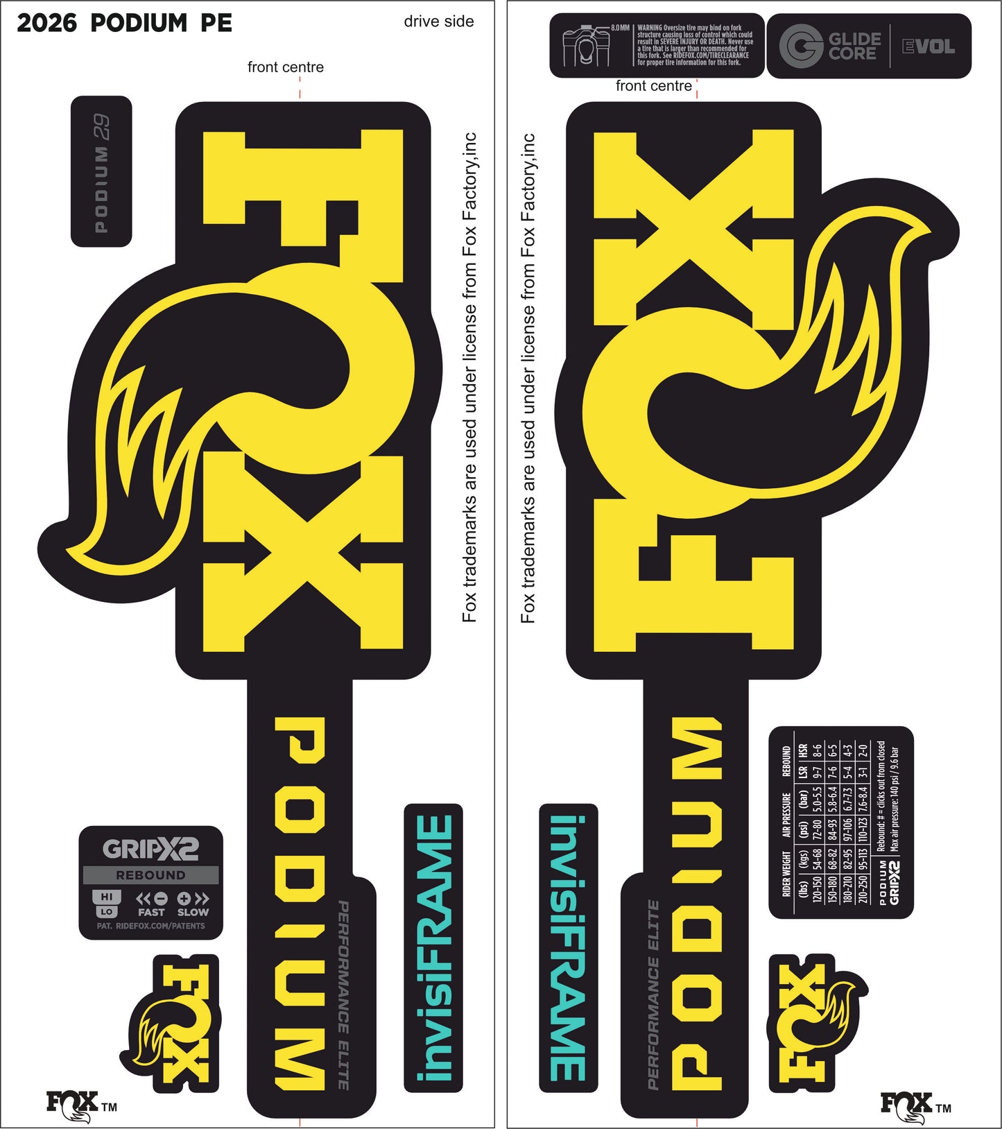 FOX PODIUM PERFORMANCE ELITE 2026