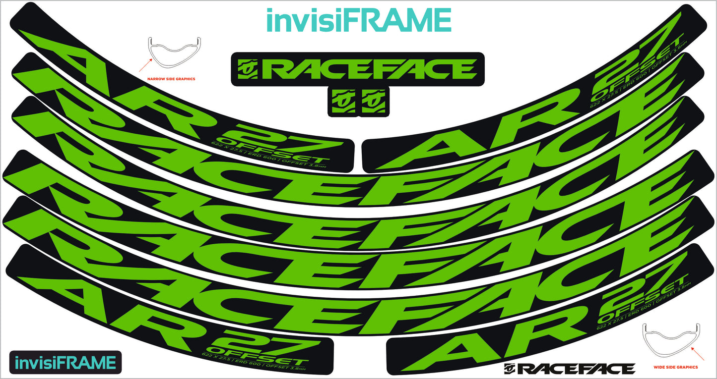 Raceface AR 27 Offset 29er Decals