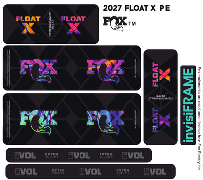 Fox Float X Performance Elite 2027 Decals