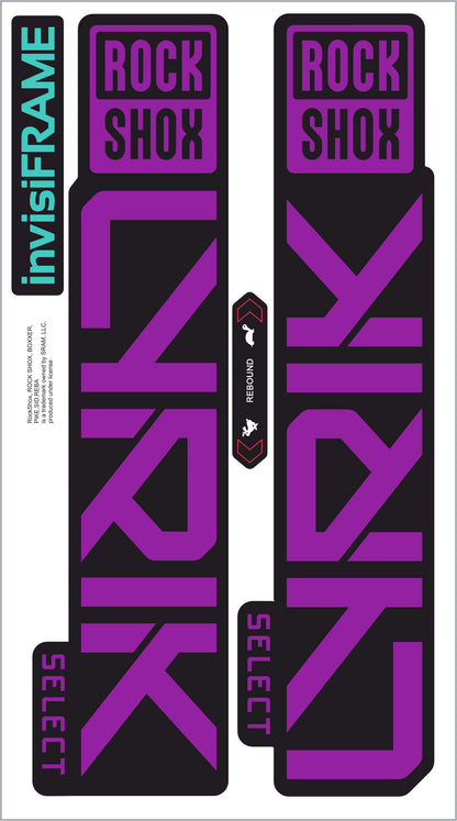 Rock Shox Lyrik Select 2026 Decals