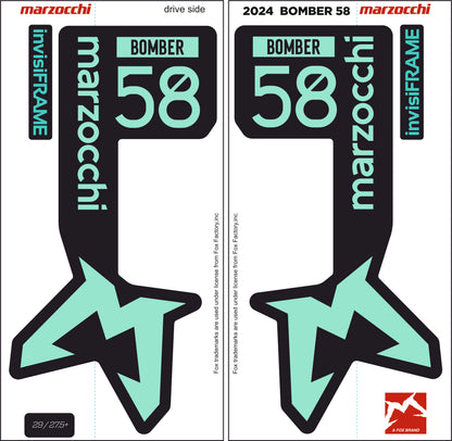 Marzocchi Bomber 58 2024 Decals