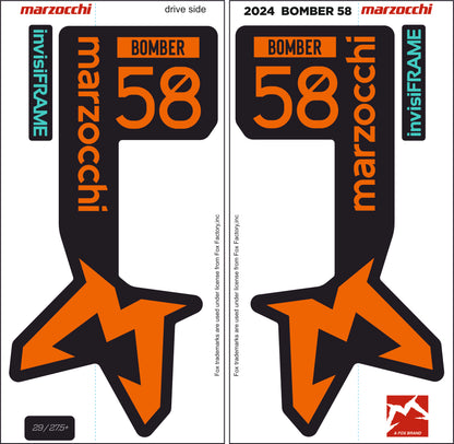 Marzocchi Bomber 58 2024 Decals