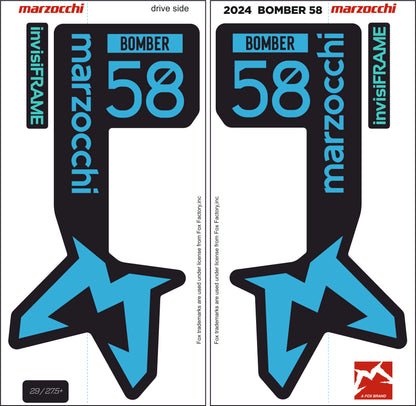 Marzocchi Bomber 58 2024 Decals