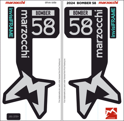 Marzocchi Bomber 58 2024 Decals