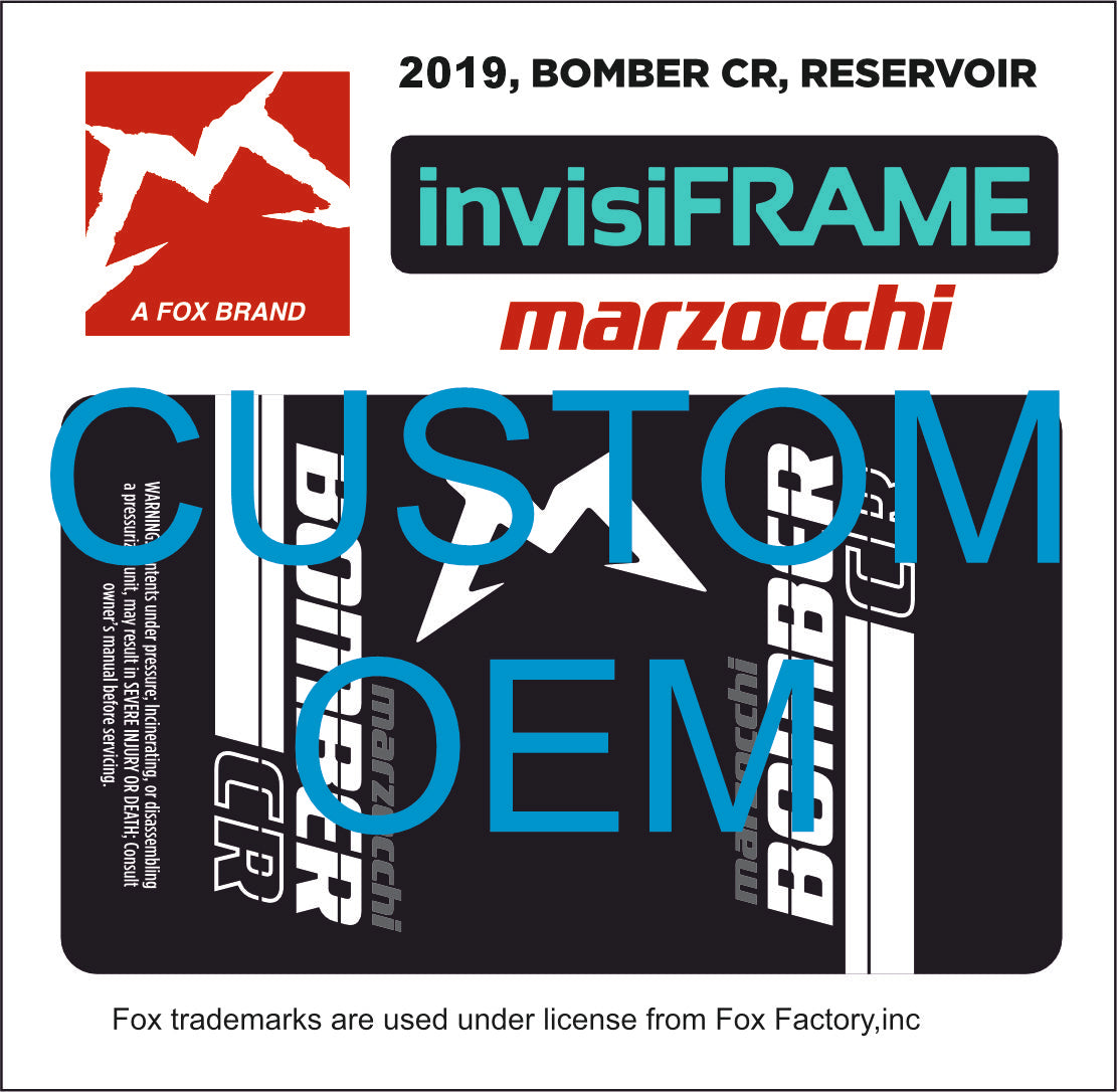 Marzocchi Bomber CR 2019 Decals