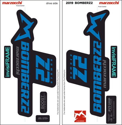 Marzocchi Bomber Z2 2019 Decals
