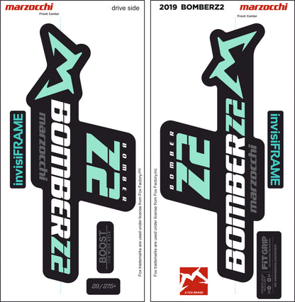 Marzocchi Bomber Z2 2019 Decals