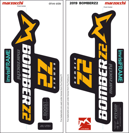 Marzocchi Bomber Z2 2019 Decals