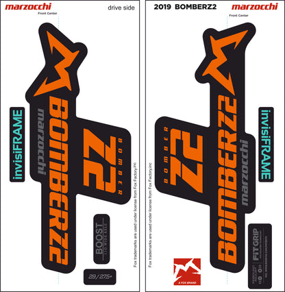 Marzocchi Bomber Z2 2019 Decals