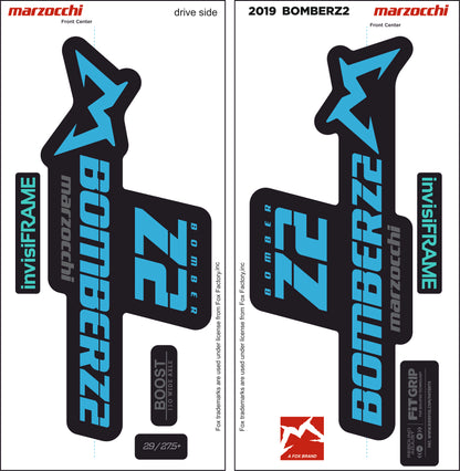 Marzocchi Bomber Z2 2019 Decals