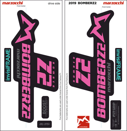 Marzocchi Bomber Z2 2019 Decals