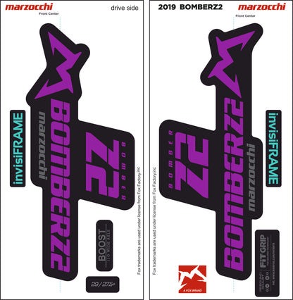 Marzocchi Bomber Z2 2019 Decals