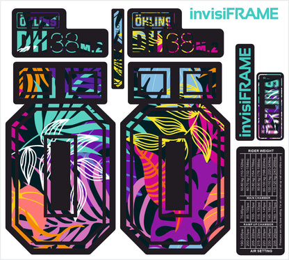 Ohlins DH38 M.2 Fork Decals 2025