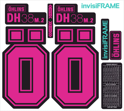 Ohlins DH38 M.2 Fork Decals 2025