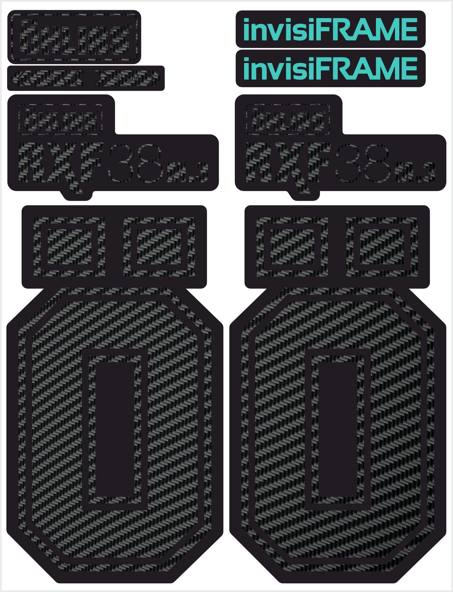 Ohlins RXF 38 M.3 Fork Decals 2025