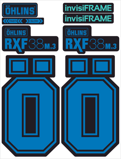 Ohlins RXF 38 M.3 Fork Decals 2025