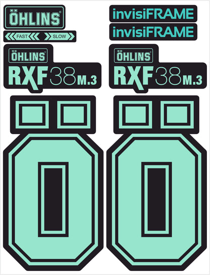 Ohlins RXF 38 M.3 Fork Decals 2025