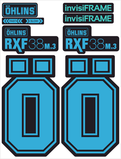 Ohlins RXF 38 M.3 Fork Decals 2025