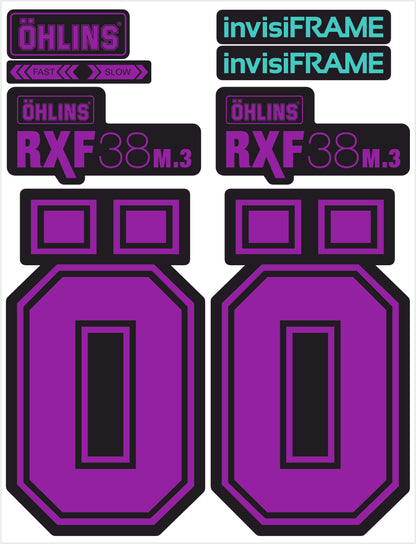 Ohlins RXF 38 M.3 Fork Decals 2025