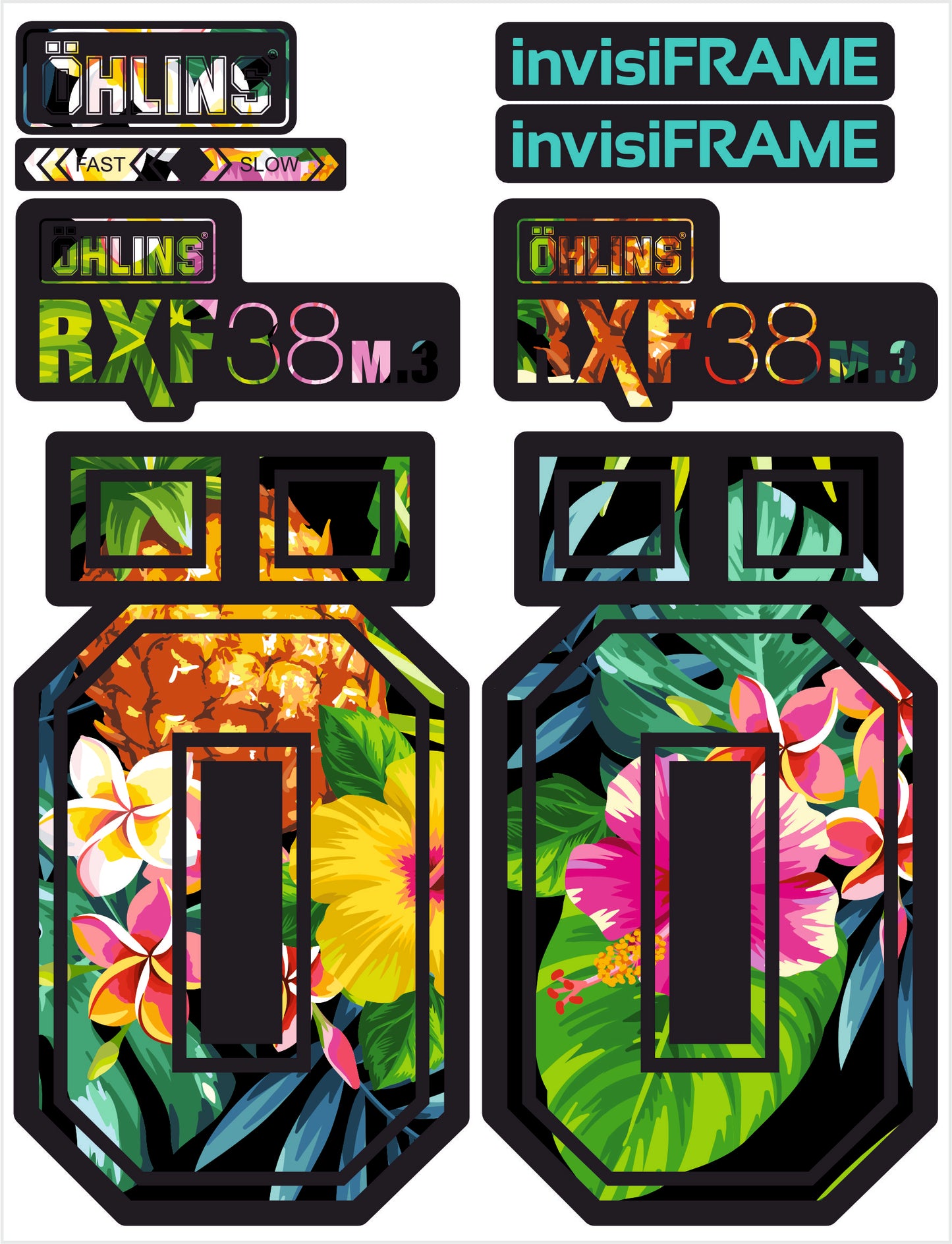 Ohlins RXF 38 M.3 Fork Decals 2025