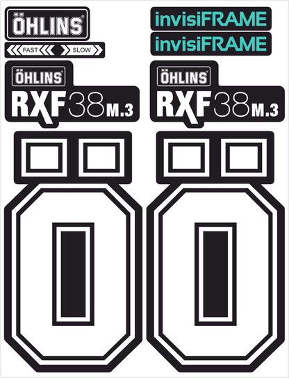 Ohlins RXF 38 M.3 Fork Decals 2025