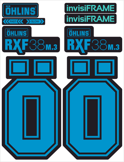 Ohlins RXF 38 M.3 Fork Decals 2025