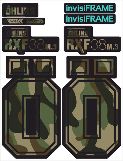 Ohlins RXF 38 M.3 Fork Decals 2025