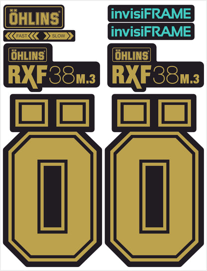 Ohlins RXF 38 M.3 Fork Decals 2025
