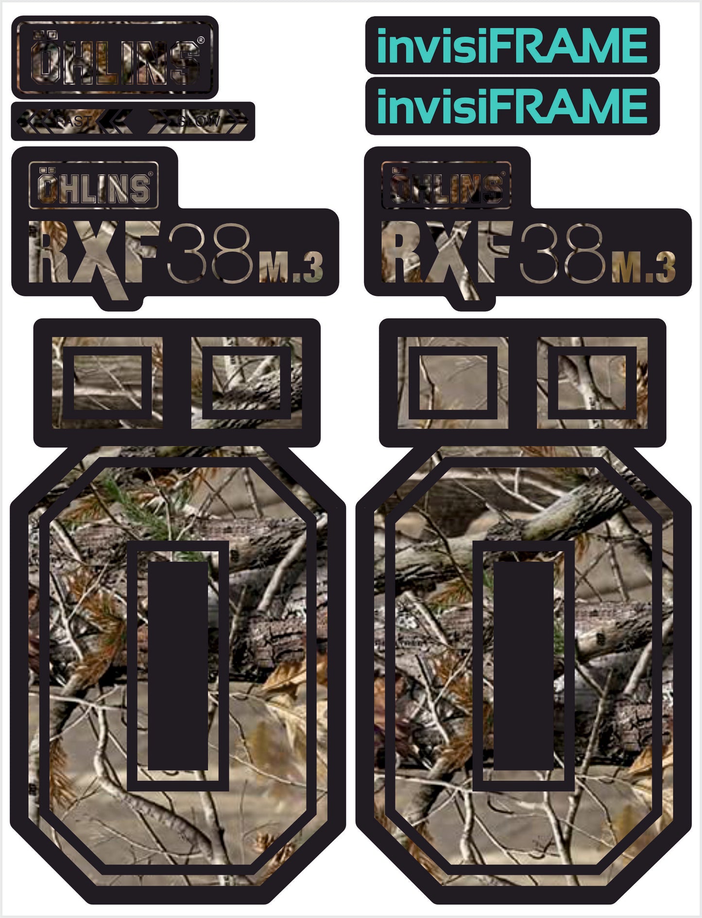 Ohlins RXF 38 M.3 Fork Decals 2025