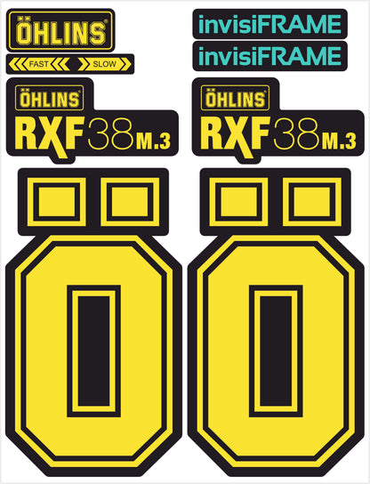 Ohlins RXF 38 M.3 Fork Decals 2025