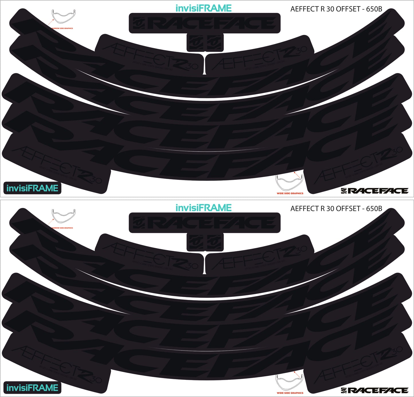 Raceface  AEFFECT R 30 Offset Decals