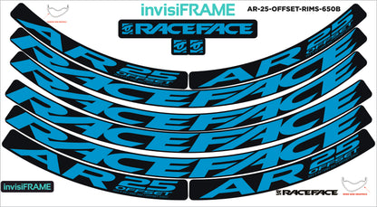 Raceface AR 25 Offset 27.5 Decals