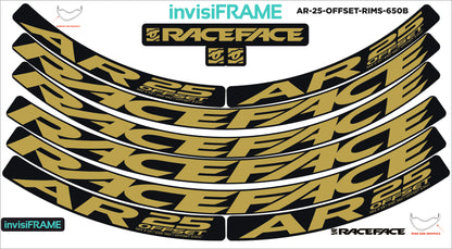 Raceface AR 25 Offset 27.5 Decals