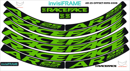 Raceface AR 25 Offset 27.5 Decals